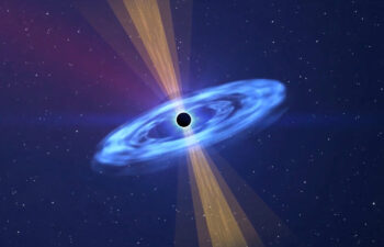 Astronomers identified an extremely bright black hole jet