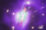 The core of the Phoenix cluster is shown across the whole electromagnetic spectrum. The bright purples represent X-rays produced by the hot gas, and the dashed purple outlines show regions where this hot gas has been pushed away by the radio jets from the supermassive black hole. The radio jets themselves are shown in red colors. The blues and yellows represent visible light emitted by cool gas and stars. The green contours show the “warm” gas that is in the process of cooling, newly measured in the MIT study with JWST.