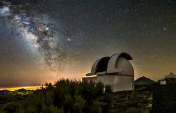 SPECULOOS-3b is a nearby, Earth-sized planet that may lack an atmosphere. It was discovered using a network of telescopes as part of the SPECULOOS (Search for Planets EClipsing ULtra-cOOl Stars) project. Pictured is the MIT Artemis telescope, part of the SPECULOOS network.