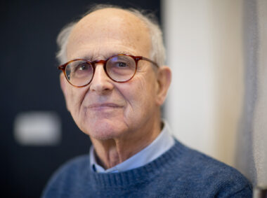 MIT Professor Emeritus Rainer Weiss ’55, PhD ’62, photographed in 2016