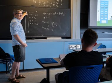 Professor Michael McDonald teaches enlisted veterans and service members at the MIT Warrior-Scholar Project STEM boot camp every summer and co-manages the program. “They are just curious and hungry, and they couldn’t care less about how they come off," he says of the students. "As a professor, it’s like your dream class."