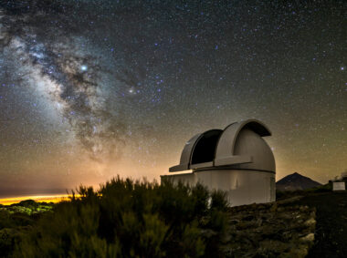 SPECULOOS-3b is a nearby, Earth-sized planet that may lack an atmosphere. It was discovered using a network of telescopes as part of the SPECULOOS (Search for Planets EClipsing ULtra-cOOl Stars) project. Pictured is the MIT Artemis telescope, part of the SPECULOOS network.