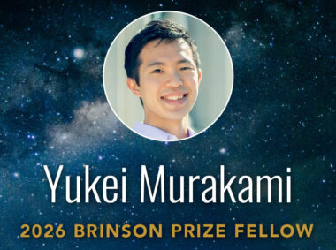 A headshot of Yukei with text "2026 Brinson Prize Fellow"