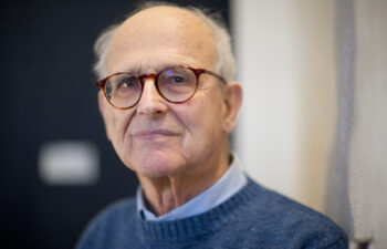 MIT Professor Emeritus Rainer Weiss ’55, PhD ’62, photographed in 2016