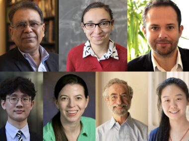 Recent American Physical Society honorees include (top row